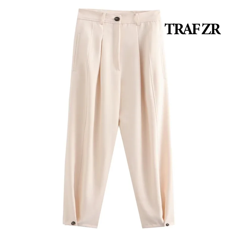 

TRAF ZR Baggy Pants for Women Summer 2024 Korean Popular Black Y2k Harajuku Pants Women's Baggy Comfortable Harem Pants