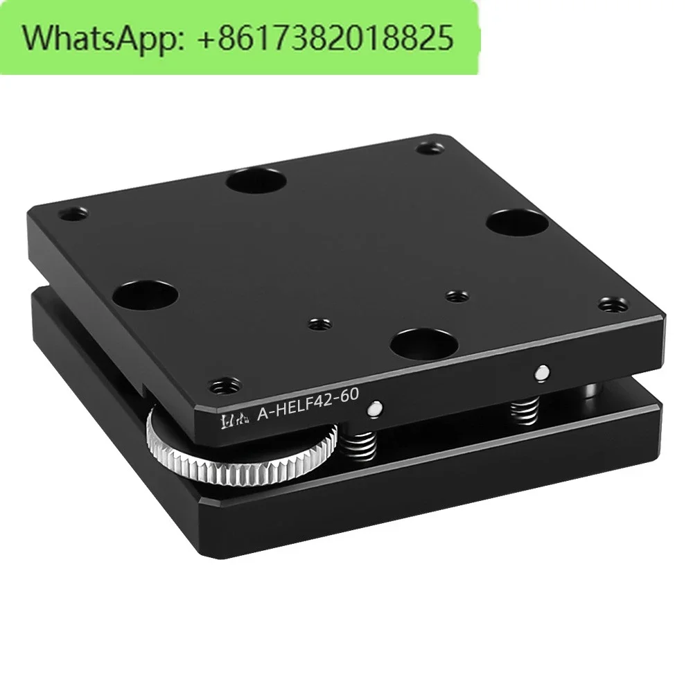 XY axis inclined manual displacement platform AH-ELF42-60 pitch swing horizontal precision fine-tuning slide
