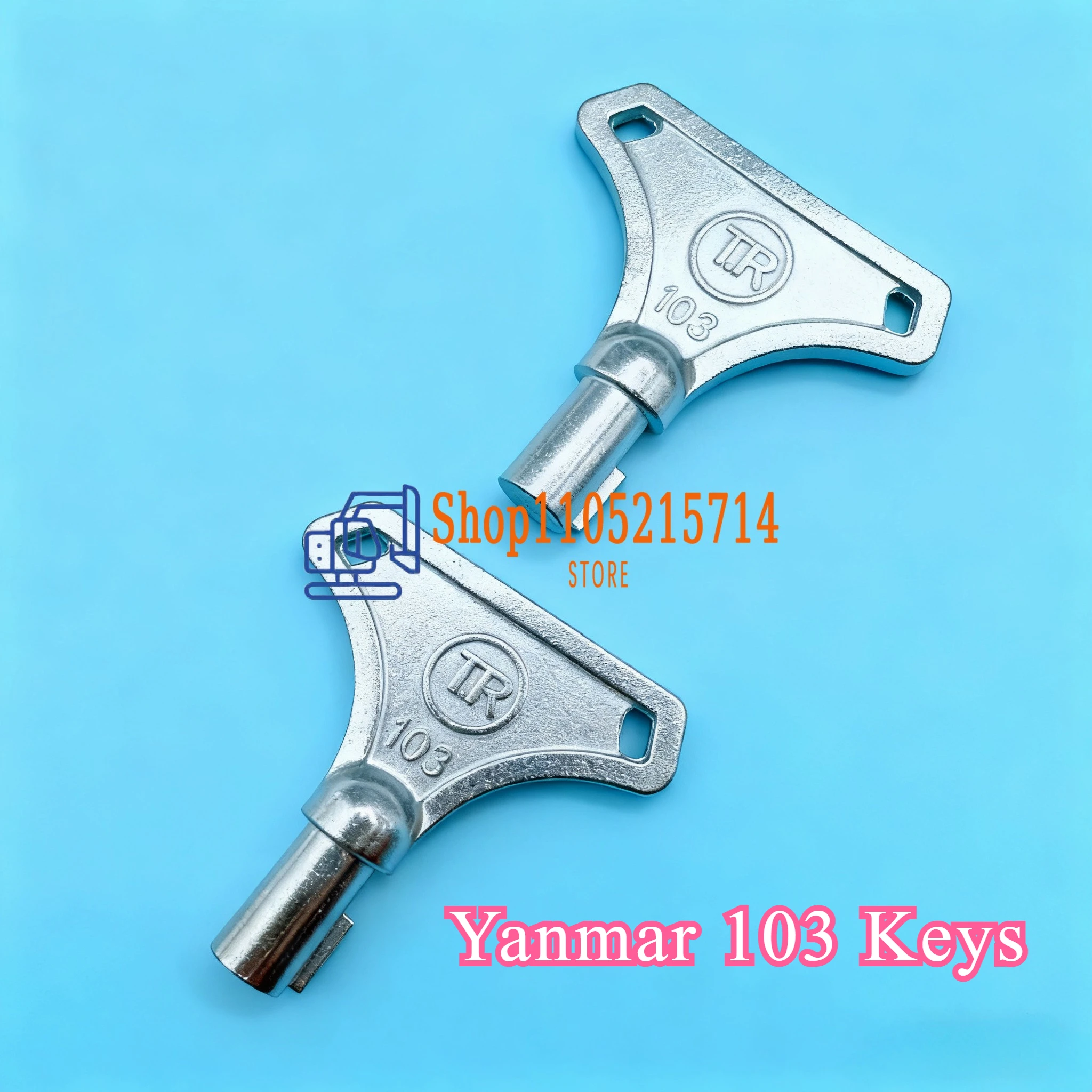 

2 шт. 123482-91291 Ключ зажигания экскаватора для ключей Yanmar Marine 103