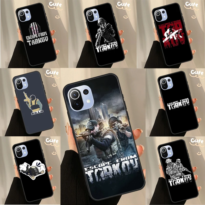 Escape From Tarkov For POCO F5 Pro X4 F4 GT C40 M5s F3 X3 X5 Pro Case For Xiaomi 13 12 Lite 12T 11T Pro Cover 