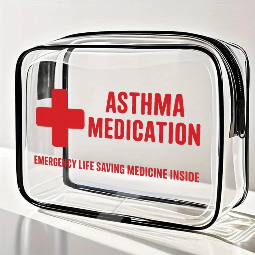 

Прозрачная сумка для туалетных принадлежностей Astma Medication.