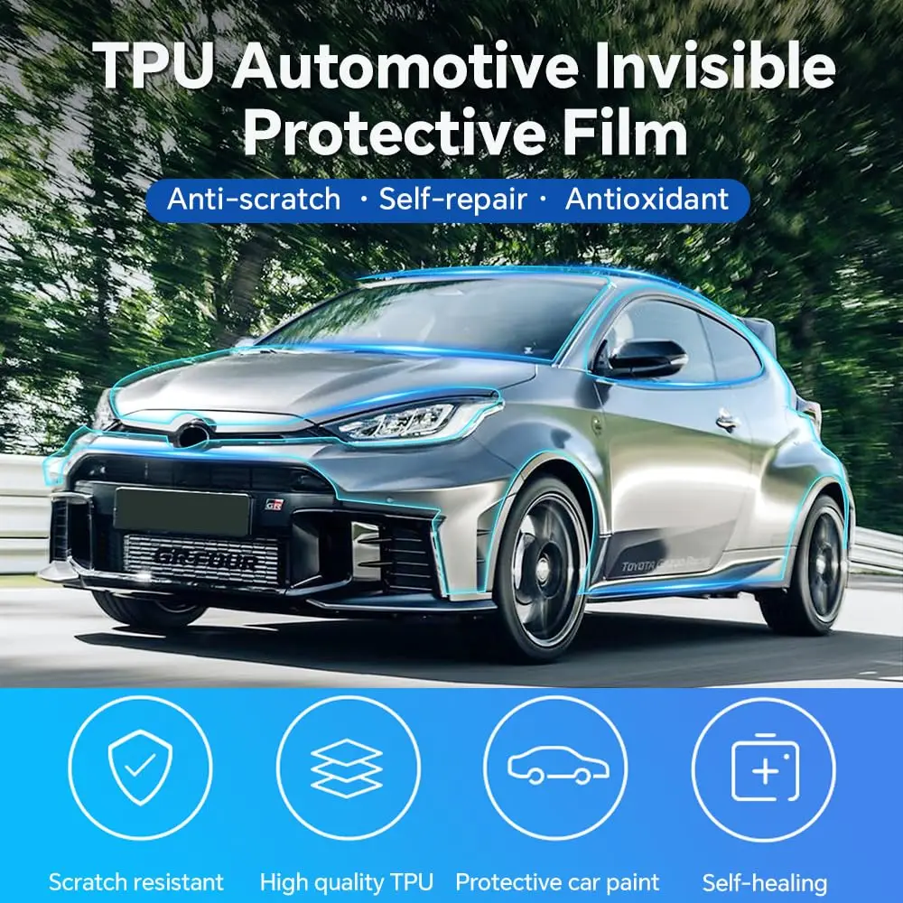 

8.5Mil Pre-cut PPF For Toyota GR Yaris 2024-2025 TPU Matte Clear Paint Protection Film Scratch-Resistant Exterior Accessories