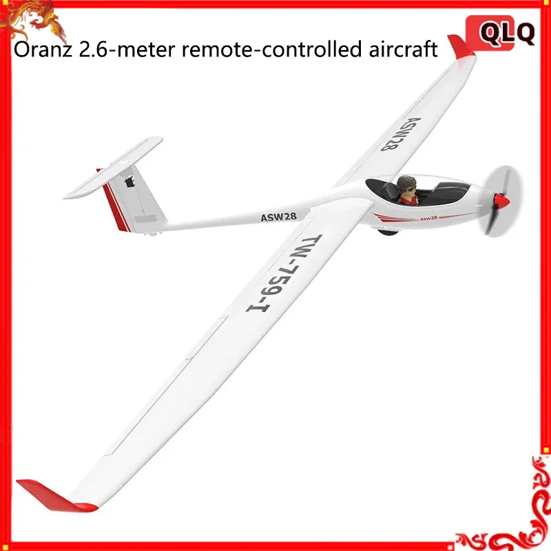 

Oranz 759 2.6-meter Remote-controlled Glider Model Fixed Wing Aircraft Six Channel Remote-controlled Aircraft Model Toy Gift