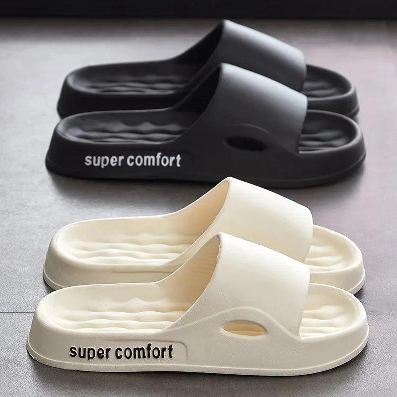 Thick Platform Slippers for Women Home Soft Sole Pillow Slides Sandals Woman Summer Beach Non Slip Flip Flops Bathroom Slipper