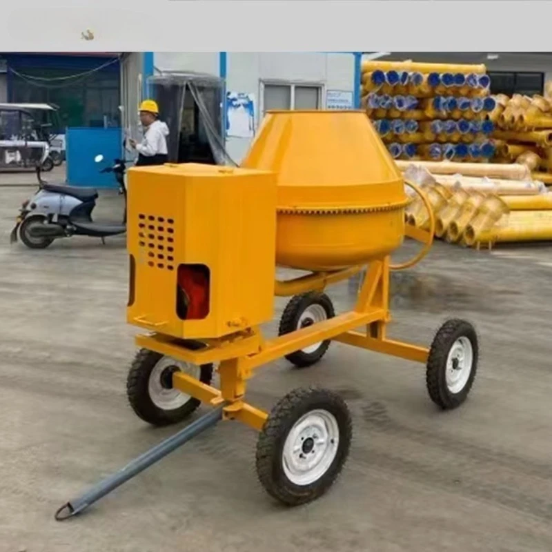Mini 180L Electric Concrete Mixer Portable 180 Liters Small Construction Cement Mixer Drum