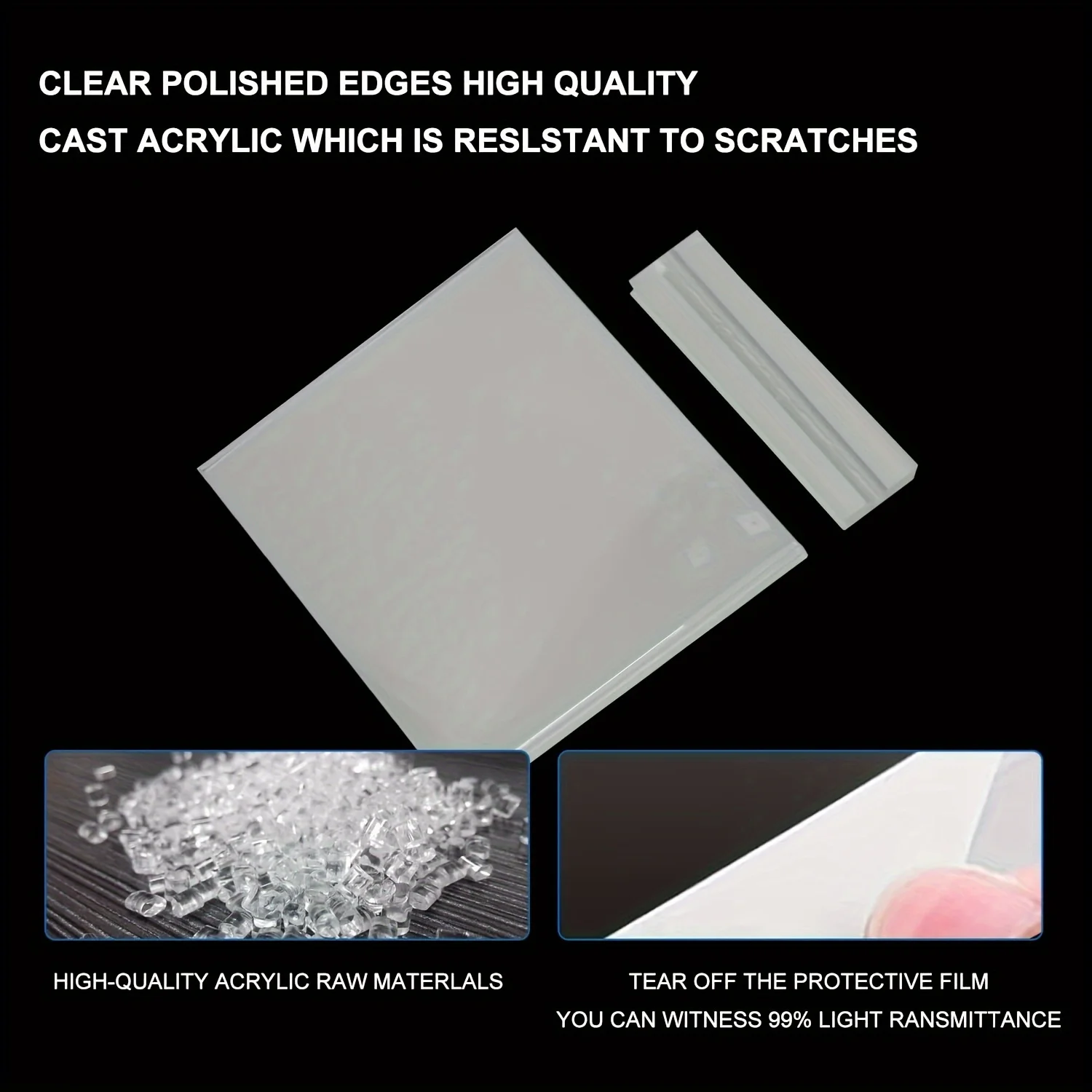 8.5x11 Inch Acrylic Sign Holder -Clear T Shape Double Sided Sign Holder Display for Table Menu Photo Paper Office Retail Show