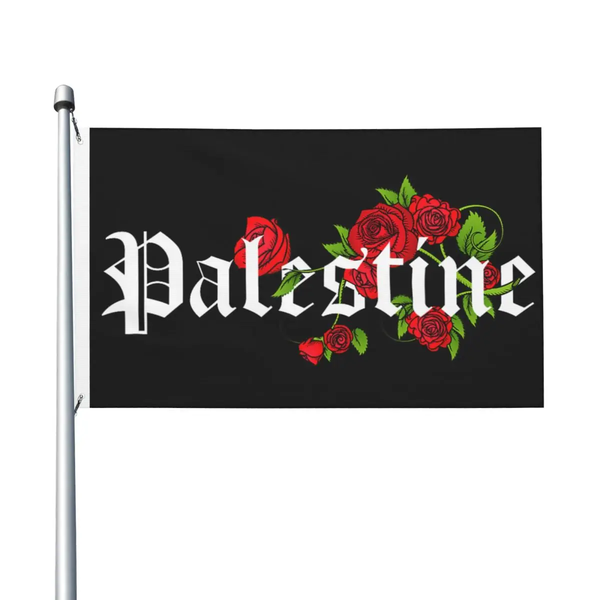 90X150cm Gaza Palestine Flag Arabic Flag For Indoor Outdoor Decor Hanging Graphic Flags Banner