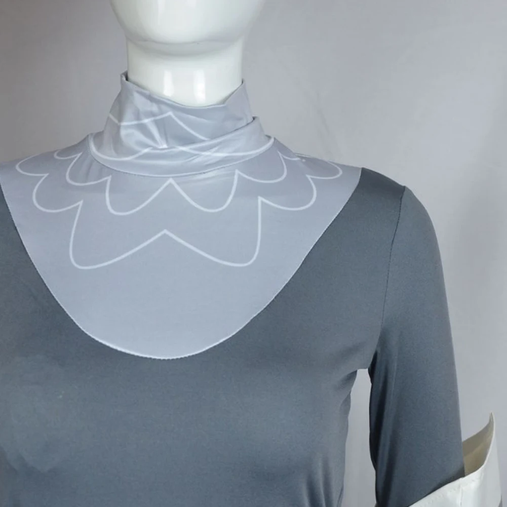 Lute 코스프레 코스튬 점프수트 장갑 벨트 세트, 애니메이션 만화, 지옥 인, 롤플레이 의상, 여성 남성 변장, 할로윈 파티 세트