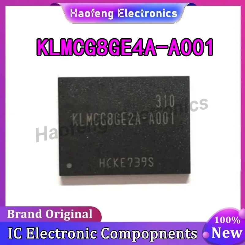 KLMCG8GE4A-A001 KLMCG8GE4A A001 64G BGA169 EMMC 4.41 64GB IC Chipset in stock