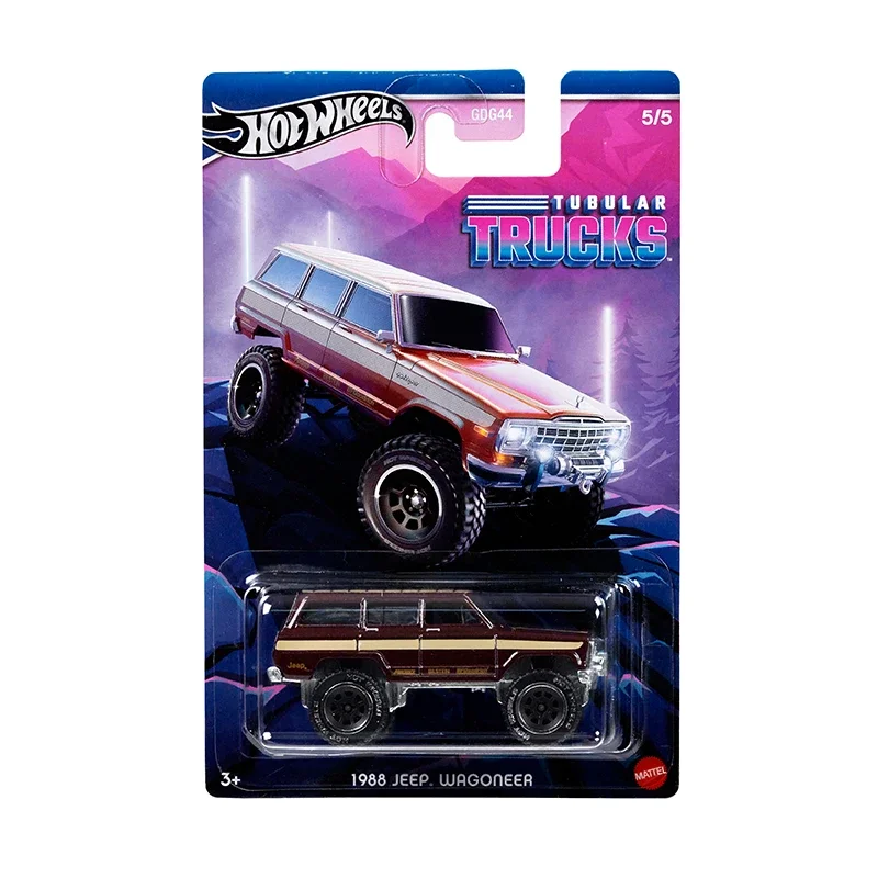 Original Hot Wheels Car Tubular Trucks Diecast 1:64 Toys for Boys Ddge Macho Power Wagon Chevy Blazer Jeep Toyota Birthday Gift