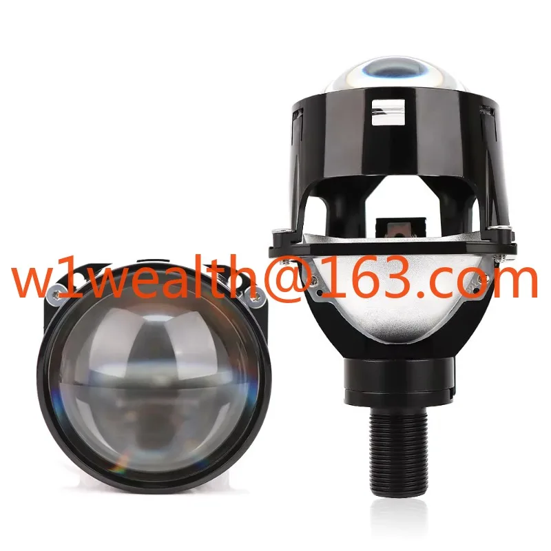 Bi Led 2.5 Inch Double Lamp Cup New Light Type 55W 6000K with Imported CSP Chip Bi Led Headlight Projector