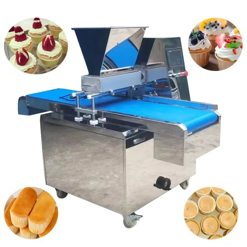 Mini Automatic Depositor Machine for Bakery Use for Small Business Produces Muffin Cups Cake Cookies Biscuit Flour Milk