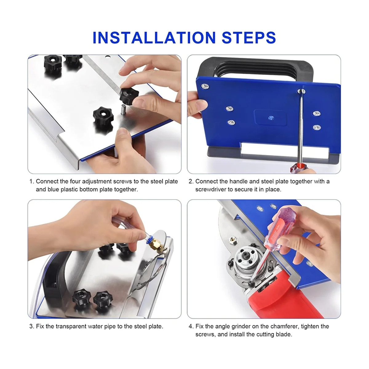 45 Degree Tile Chamfering Tool -Angle Grinder Stand for Tile 45° Chamfer Cutting,Grinder Tool for Cutting Ceramic StoneJAS