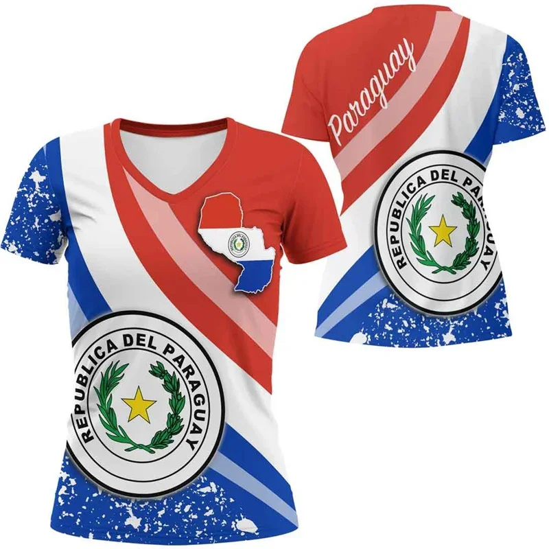 

Argentine flag men's T-shirt, Peruvian national emblem clothing, V-neck, summer outdoor sports short-sleeved sweatshirt