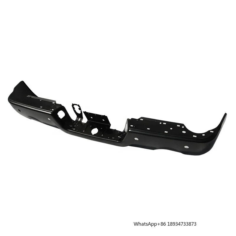 NEW Black Primered with Holes Steel Rear Bumper Face Bar Shell for 2009-2018 Dodge Ram 1500 Truck
