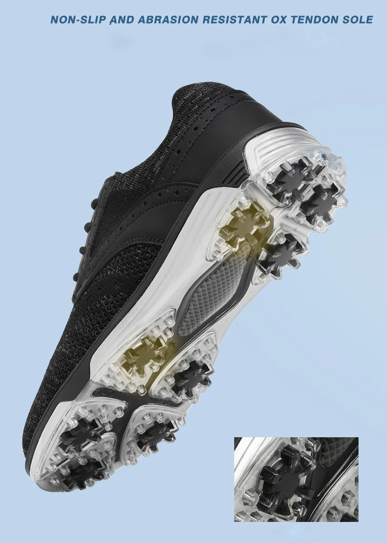 Golf Schuhe Männer Mesh Atmungsaktive Bequeme Golf Turnschuhe Outdoor Walking Anti Slip Athletische Golfer Zug Schuhe Größe 40-47 # – Detail 5