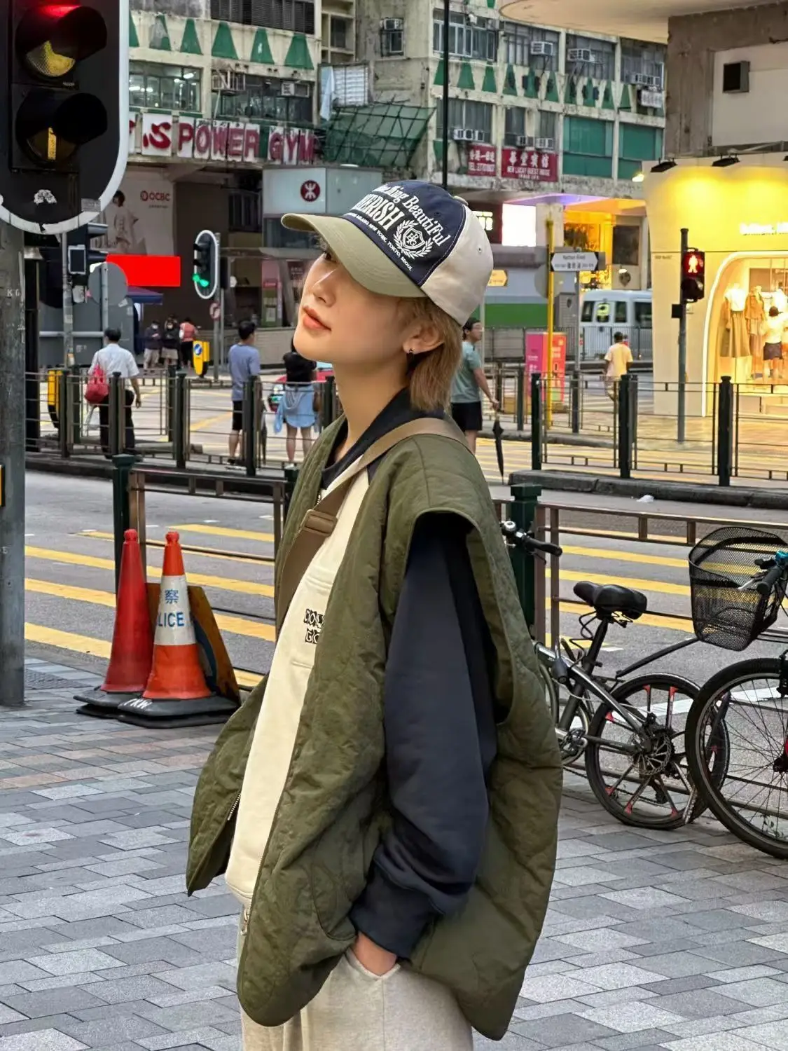 Gilet Gilet Gilet da donna sottile Zip Up Y2K Primavera Artistico Minimalista Gilet in pelle scamosciata testurizzata Delicato moderno Foderato delicato OL