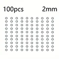 100pcs 2mm