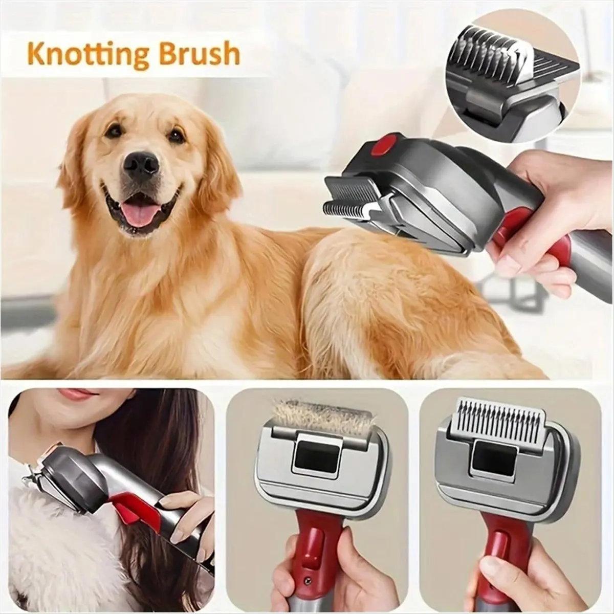 【~-new-estr】pet-grooming-attachment-kit-for-v7-v8-v10-v11-v15-vacuum-cleaner