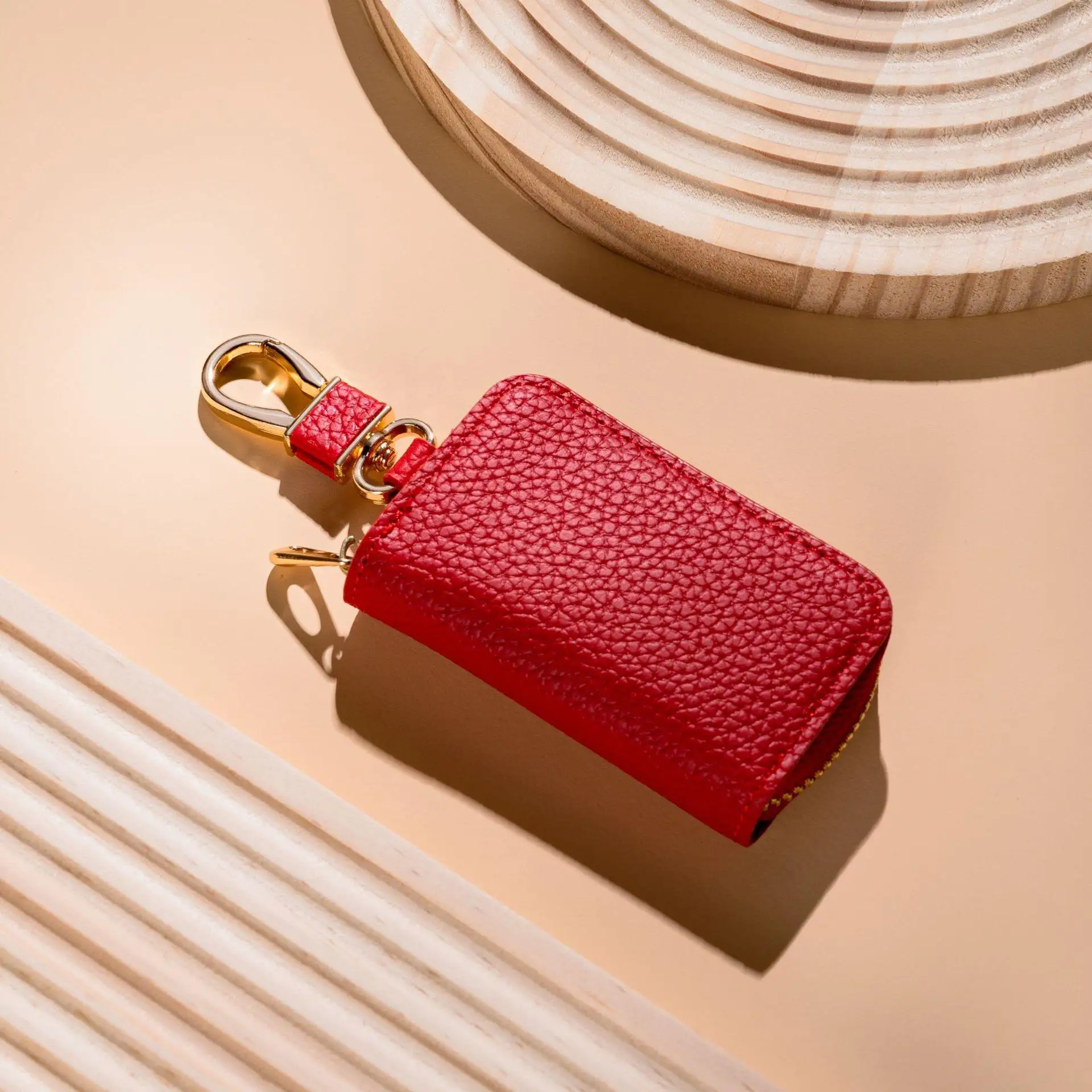 capa-de-chave-de-carro-com-padrao-lichia-elegante-modelo-universal-bolsa-de-armazenamento-de-chaves-feminina-porta-ch