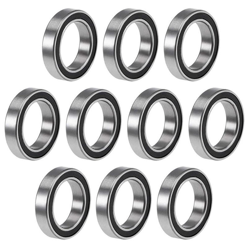 100PCS 6701-2RS 12X18X4 Mm Miniature Double Rubber Sealed Deep Groove Ball Bearings