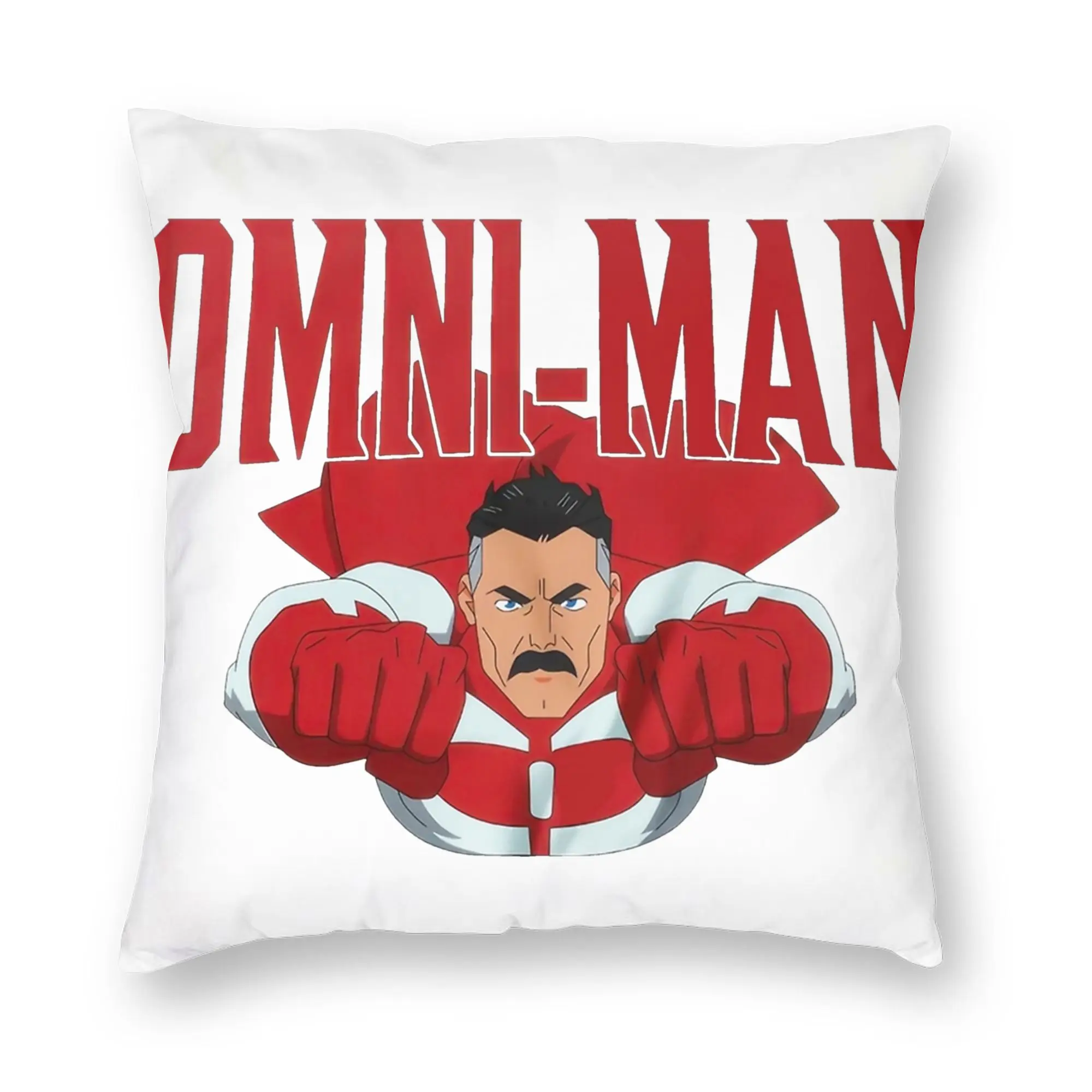 Invincible Super Omni-Man Pillowcase Soft Fabric Cushion Cover Decor  Throw Pillow Case Cover Home Wholesale 45*45cm