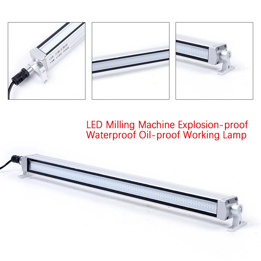 12w LED Light CNC Industrial Work Lamp for Milling Router Lathe Sewing Machine Work Light Explosion-Proof Lamps