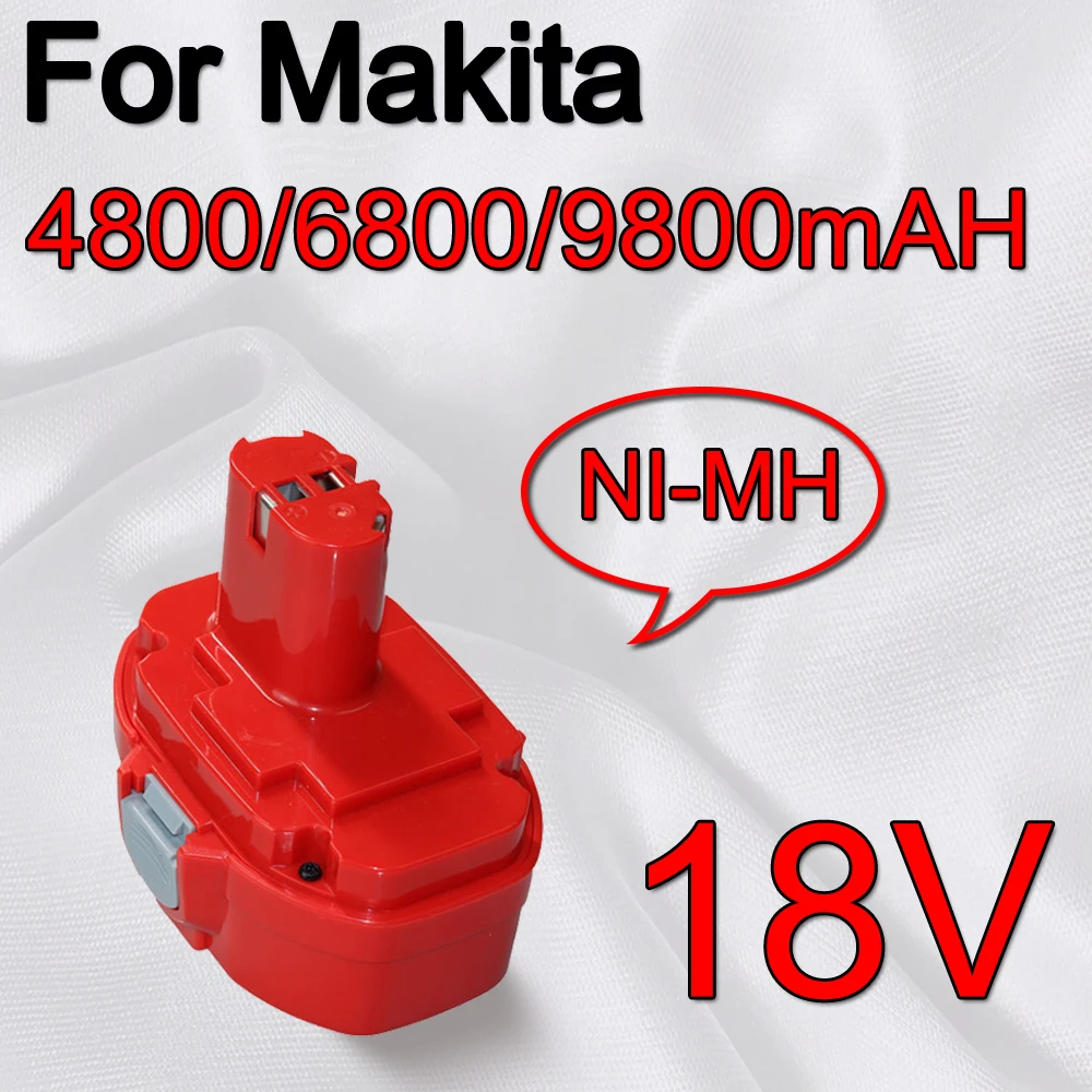 

18 в для аккумулятора Makita 6800 мАч Ni-MH, замена 18 в PA18 1822 1823 1833 1834 1835F 1835-1 192828-9