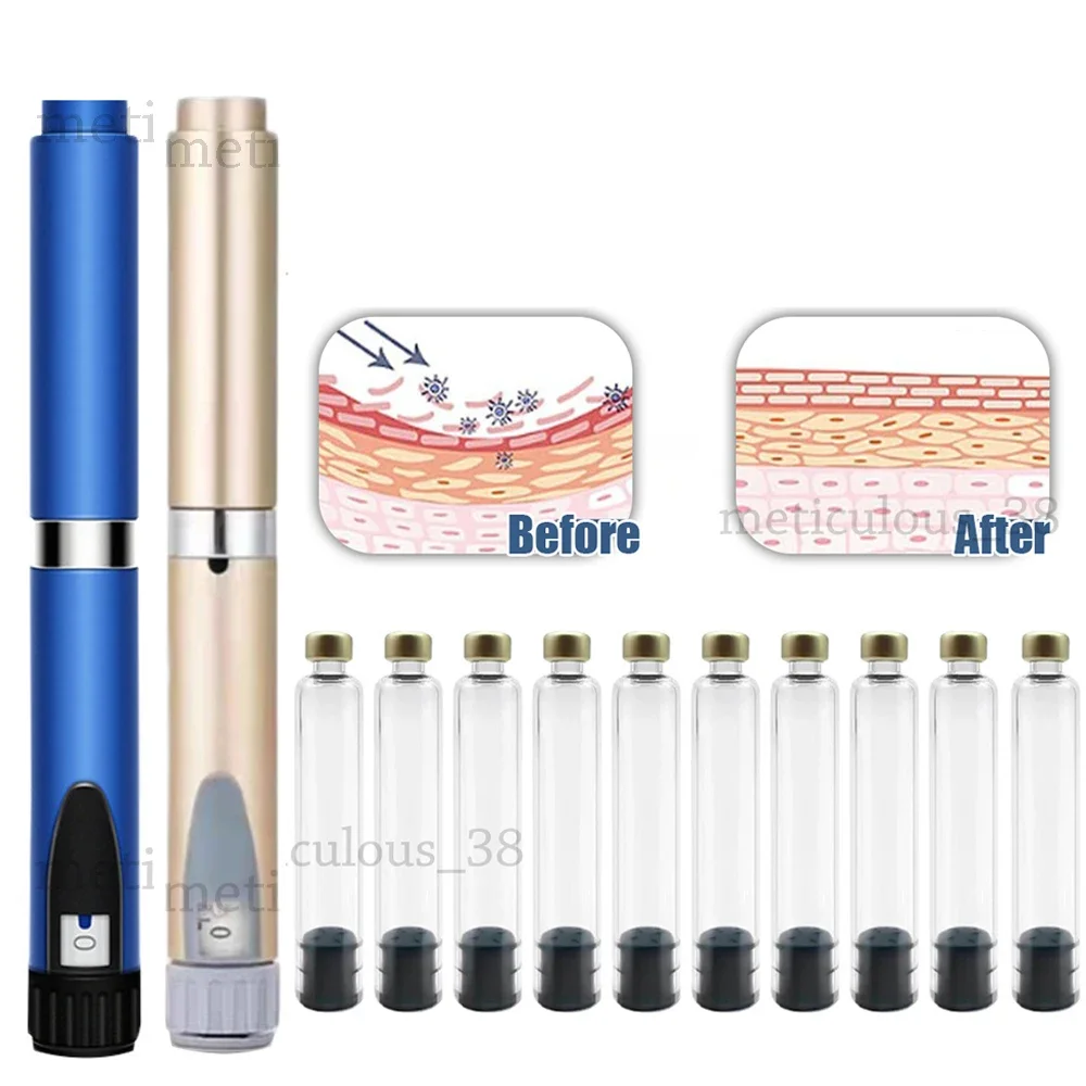 

Magic Pen 10pcs Insulin Cartridges 3ml Empty Cassette Bottle for Lilly Insulin Injection Pen Medical Aesthetics Tattoo Pen