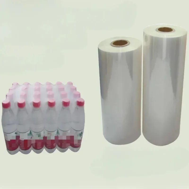 PE Thickened Shrink Tube Films Mineral Water Beverages Cola Beer Package Film Bags 0.2mm Thick Transparent Shrinkable  Membrane