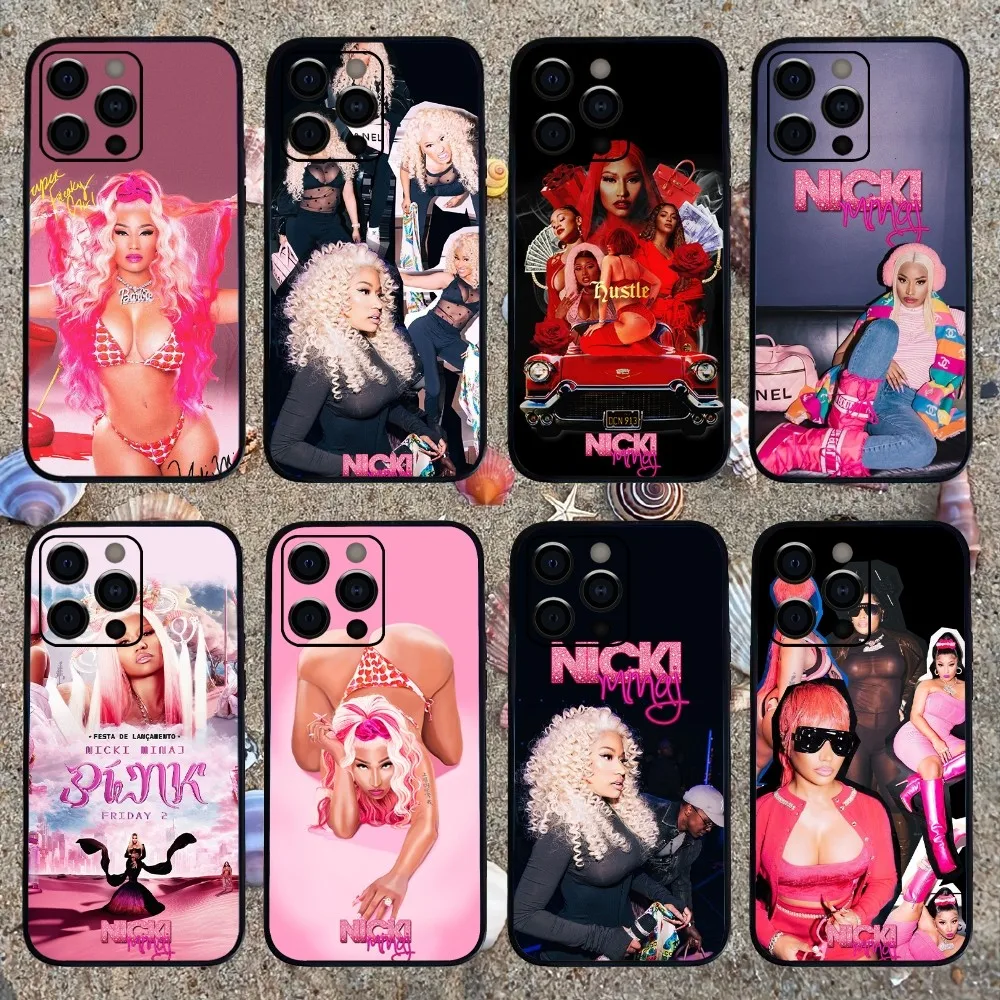 Rapper Nicki Minaj  Phone Case For iPhone 11 12 13 Mini 13 14 15 Pro XS Max X 8 Plus SE XR Shell