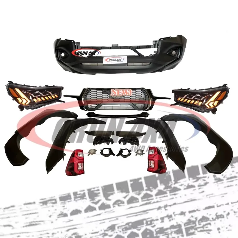 Kit Bodi Gaya G Baru Bodykit 2020 2021 2022 2023 Peningkatan untuk Hilux Kit Facelift Baru 2024