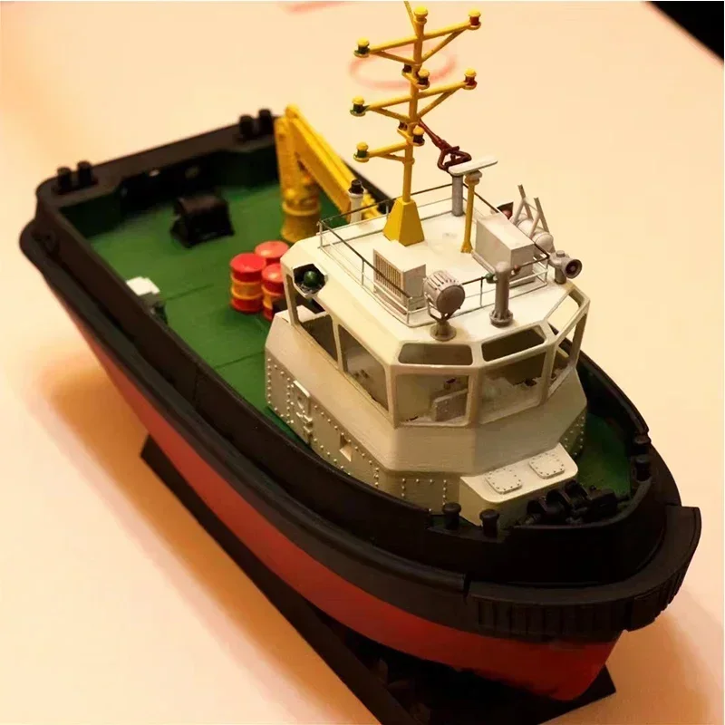 1907 Tugboat Model Damenstein Ship Model Assembly Kit of Science and Education Toys Gift Model 1/100 Production Material Tugboat