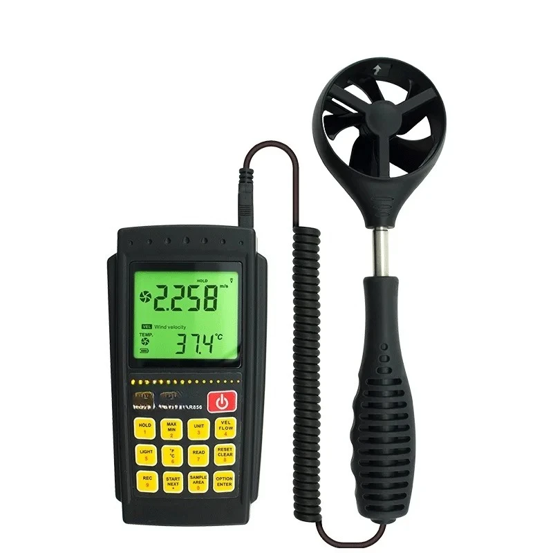 

AR856 digital anemometer Split air gauge can be connected to a computer
