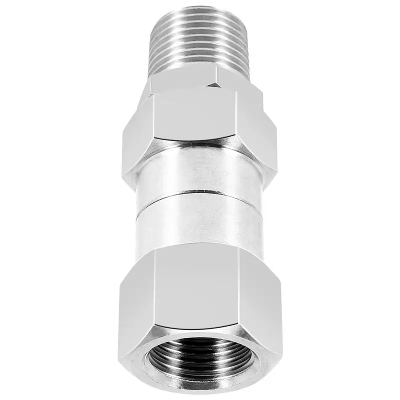 

2026 New Pressure Washer Swivel, 3/8 Inch NPT Male Thread Fitting, 4500 PSI, For Pressure Washer (Stainless Steel)