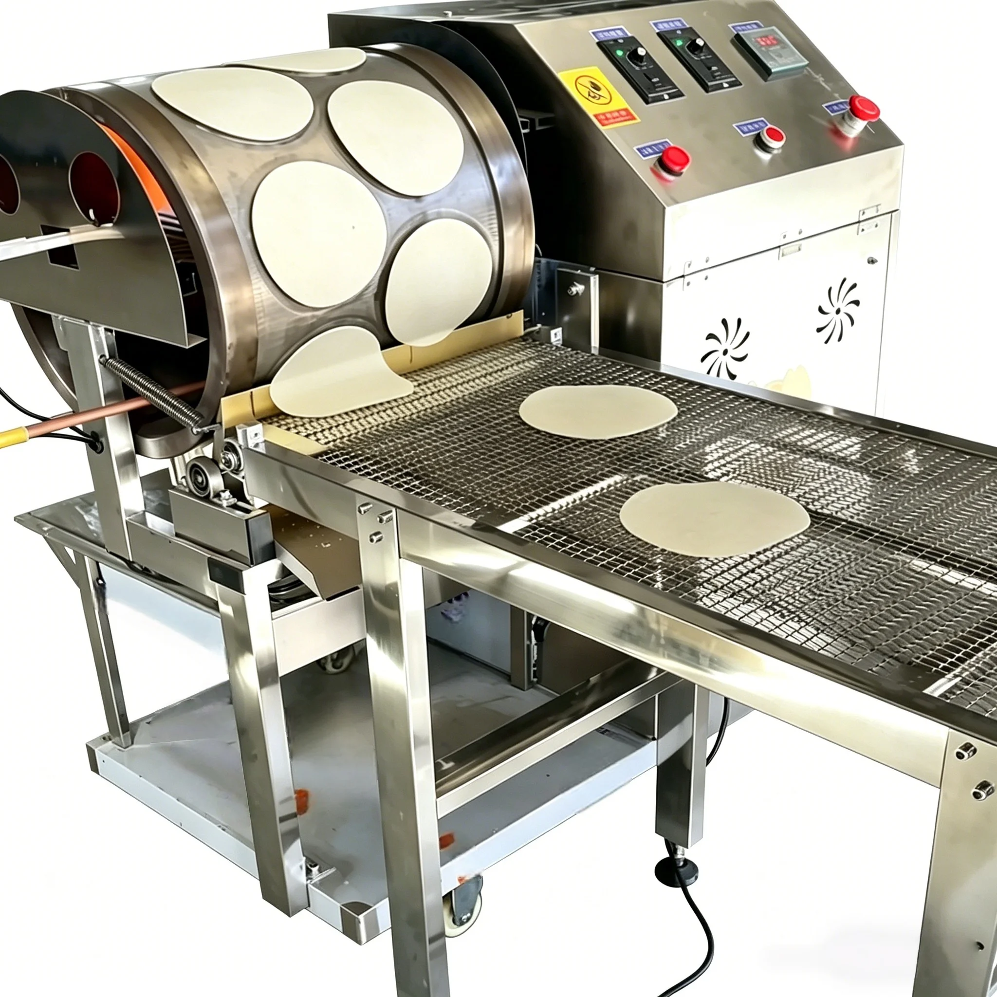 Automatic Spring Roll Machine Electric Pancake Maker For Duck Pancake Flatbread Pizza & Crepe