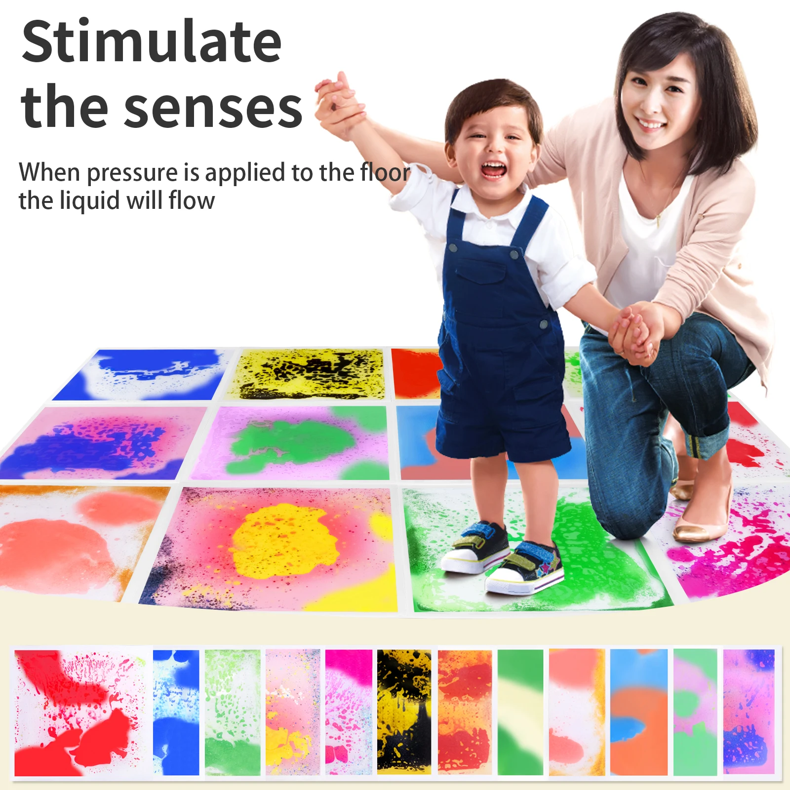 유아용 촉각 매트, 유아 감각 자극물, 야외 감각 놀이 공간, 자폐아를 위한 감각 자극물