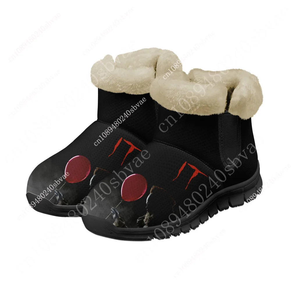 

It Movie Pennywise The Dancing Clown Snow Boots Mens Womens Teenager Shoes Keep Warm High Quality Couple Sports Custom Sneakers