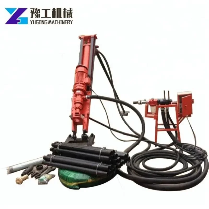 

Trailer Mounted Drilling Drill Blasting Hole Drill Equipment Portable DTH Air Compressor Integrated Dth Drill Rig