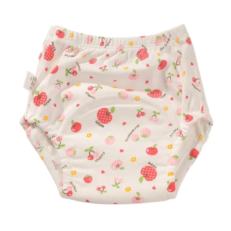 Couche-culotte imperméable réutilisable pour bébé, sous-vêtement en coton, mignon, nouveau