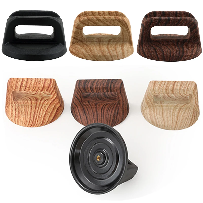 Universal Pot Lib Knobs Caps Wooden Heat-Resistant Cooking Pan Lid Covers Replacement Lifting Handle Kitchen Cookware Handgrip ﻿