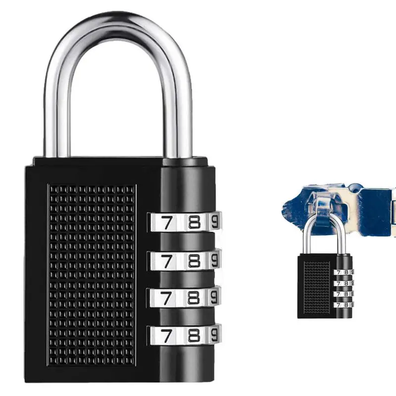 

Combination Lock 4 Digit Password Combination Padlock Waterproof Pad Lock For Outdoor School Gym Sports Locker Fence Toolbox