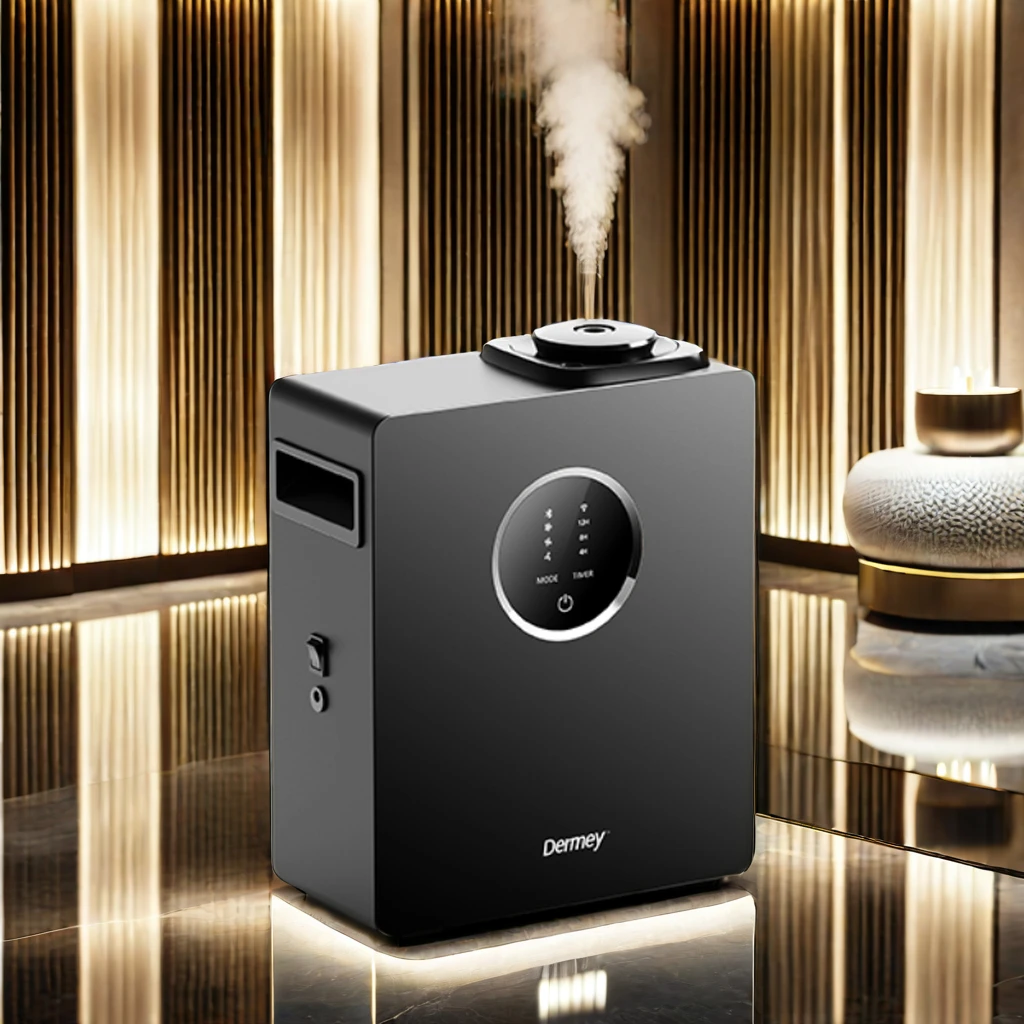 

Dermey New Design Large Area Smart Commercial Electric Essential Oil Dispenser Aroma Diffuser for Shopping Malls