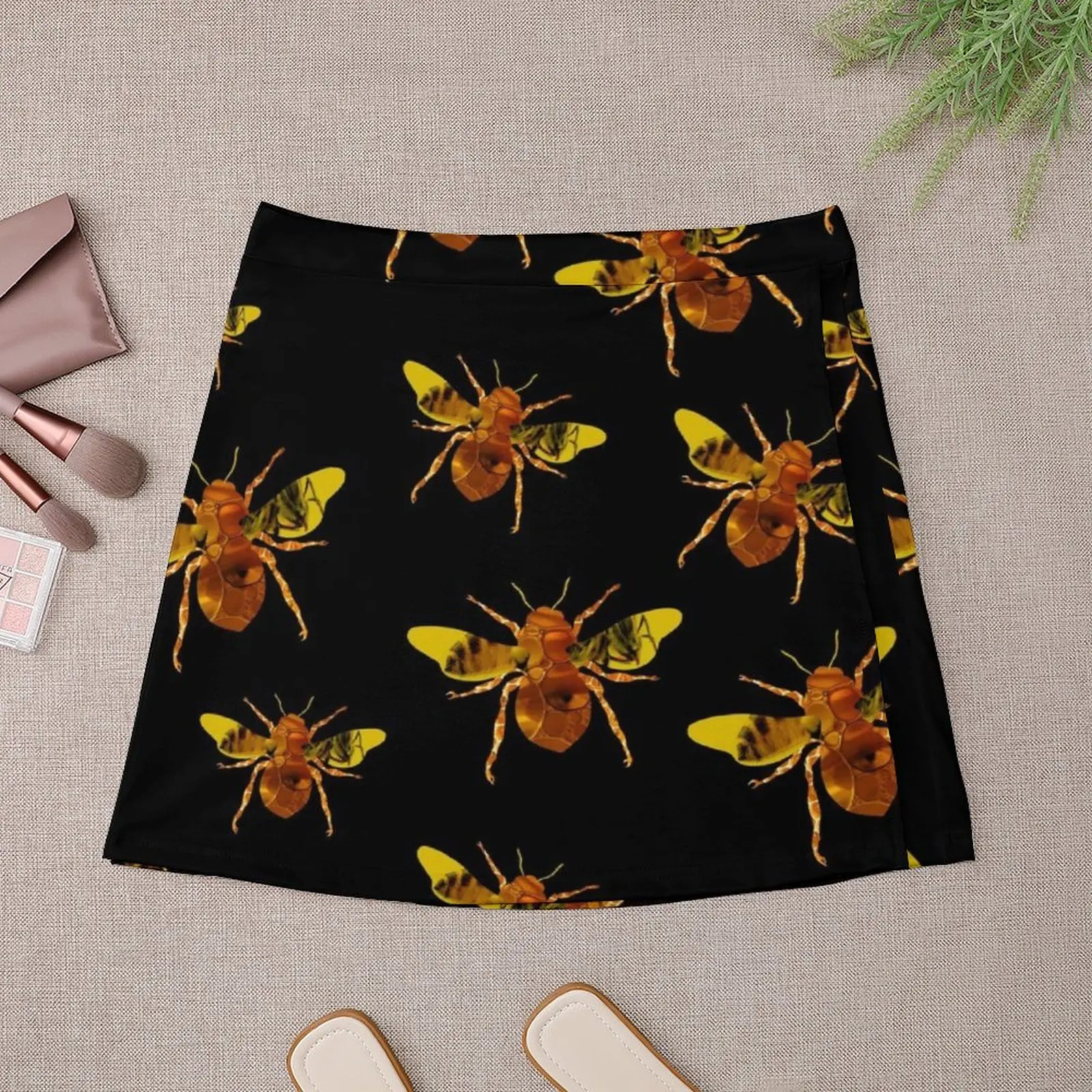 Abelhas clássico multimídia design mini saia estilo coreano roupas saia para mulheres roupas femininas coreanas mini saia