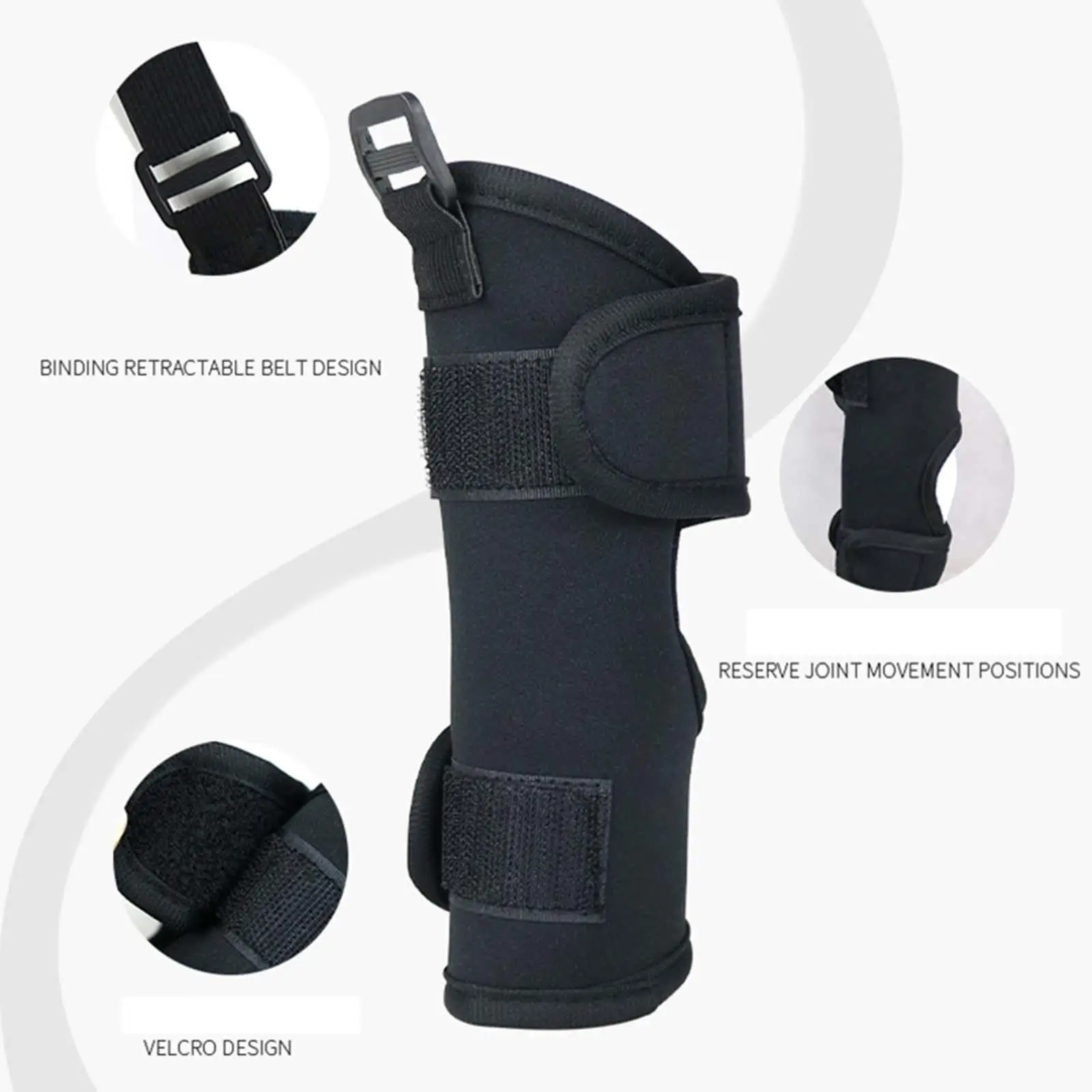 Dog Support Brace Protector Pet Elbow Knee Pad Canine Recovery Sleeve Bandages Soft Pet Leg Joint Wrap for Puppy Joint Injury