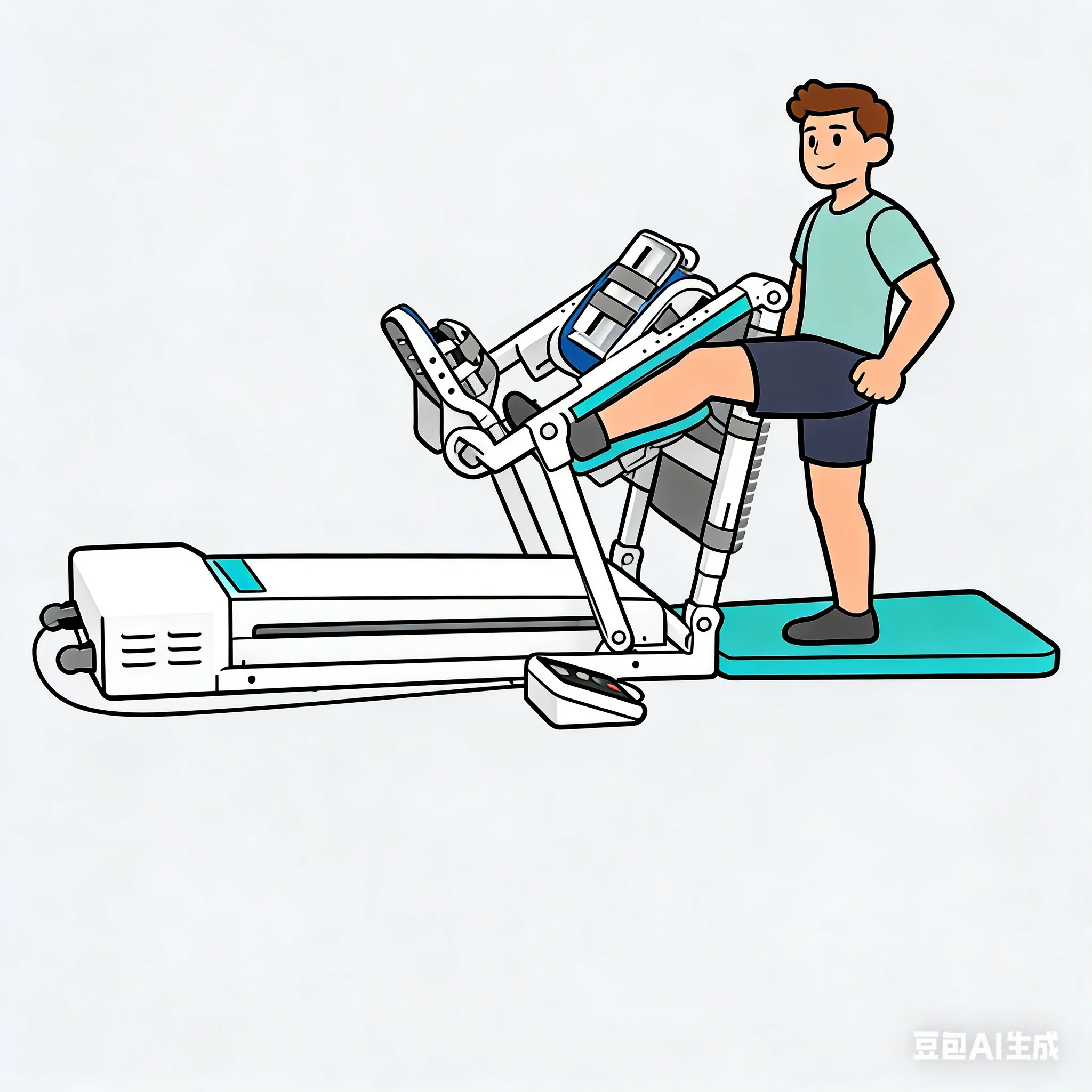 

2026 CPM machine for knee rehabilitation Bending straightening after knee lower limb fractures Home exercise equipment Electric