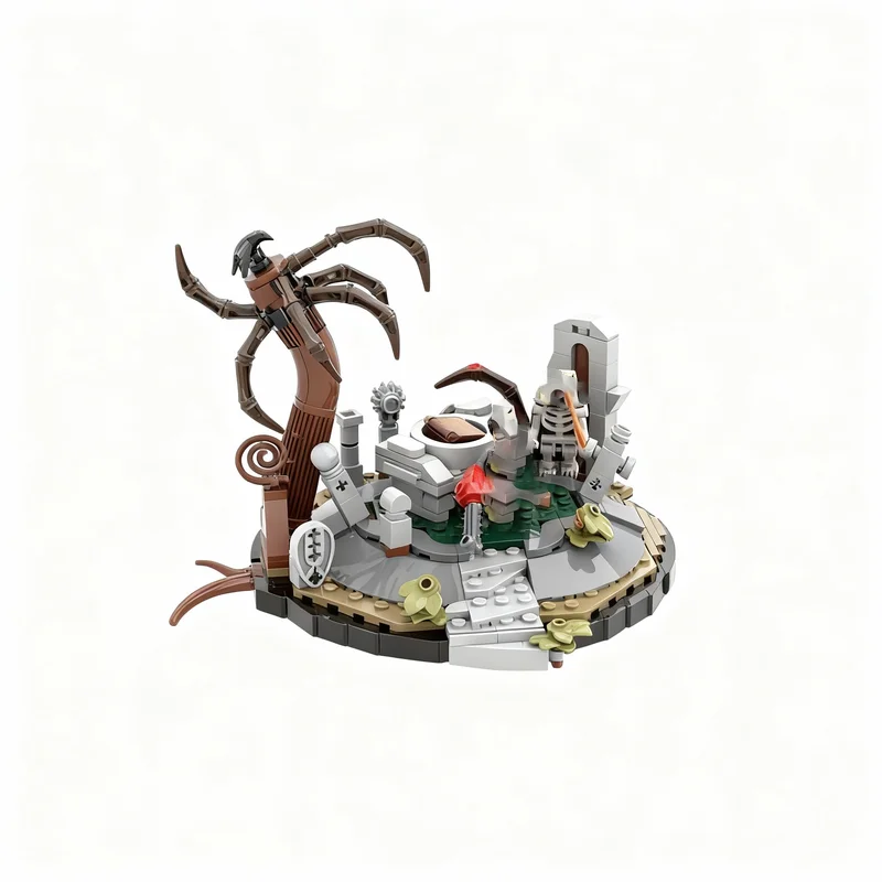 

332PCS MOC Creative Model Army Darkness Fan Diorama Building Blocks Assembly Building Blocks Display Birthday Gift Premium Set