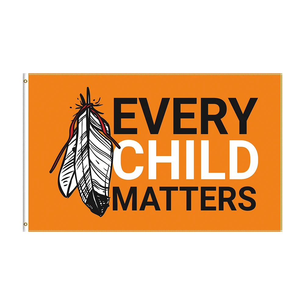 

3x5 Ft Every Child Matters Flag Banner for Decor