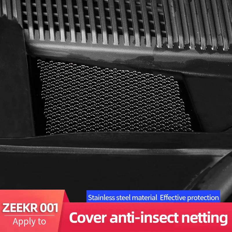 ZEEKR 001 araba kılıfı anti-böcek netleştirme için toz geçirmez iç havalandırma ızgara kapağı Panel Net oto aksesuarları