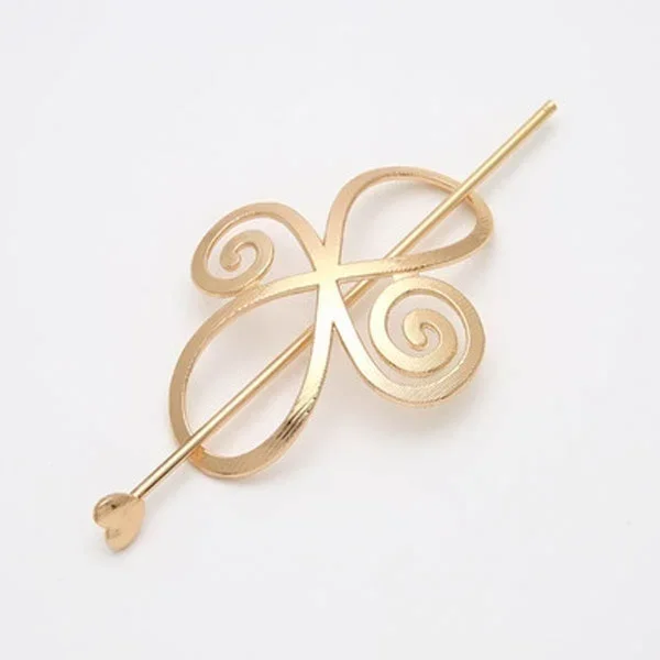 Delysia King Women Trendy Geometric Hairpin Barrette Alloy Slide Clip Simplicity Shawl Pin